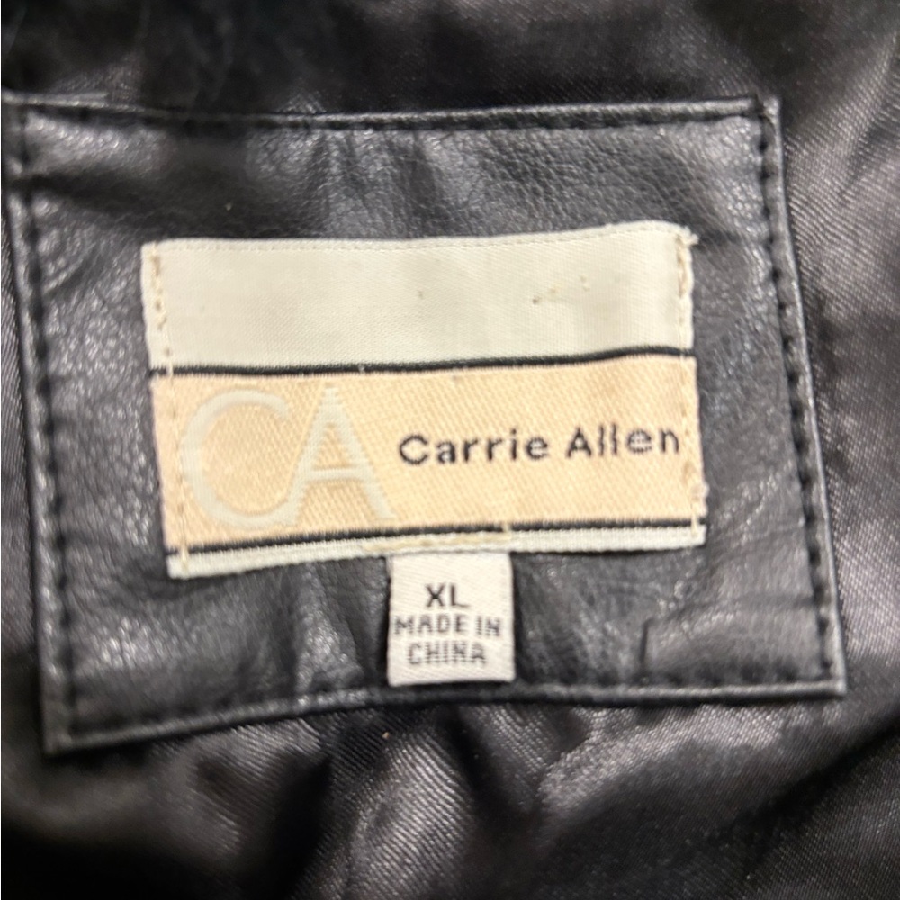 Black rabbit fur vest XL - Picture 6 of 7